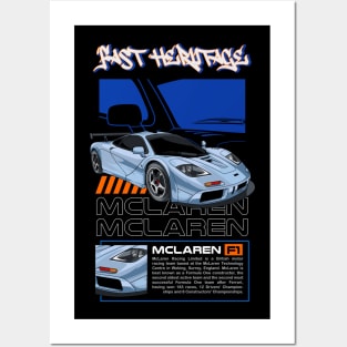 Iconic McLaren Car Posters and Art